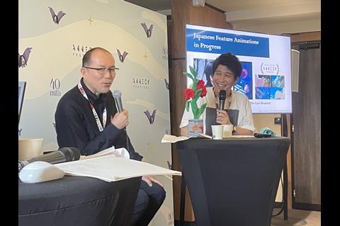 Ryota FUJITSU (Anime Critic), Baku KINOSHITA (Film director, Clap Animation Studio)